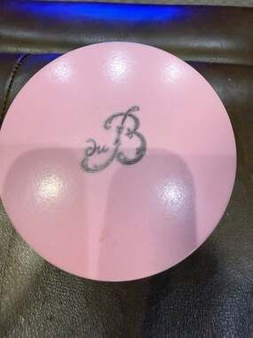 Vintage 1930s Art Deco Du Barry By Richard Hudnut Pink Footed Body Powder Box